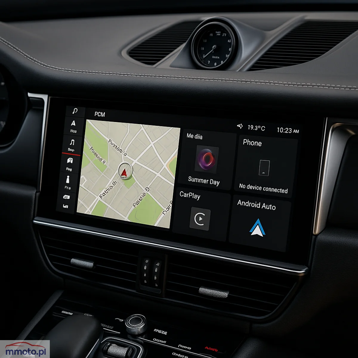 Profesjonalna konwersja Porsche PCM 5.0 MH2p (USA → Europa) – mapy PL, lektor, Android Auto, CarPlay, radio EU