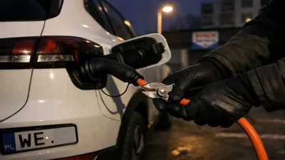 Kto kradnie kable ze stacji ładowania? Nowa plaga w Polsce